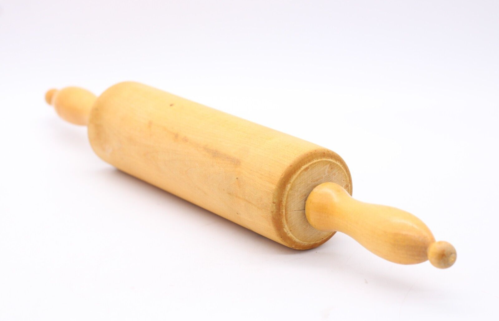 Teigroller Holz Küchenroller Nudelholz Backrolle Vintage Länge 44 cm