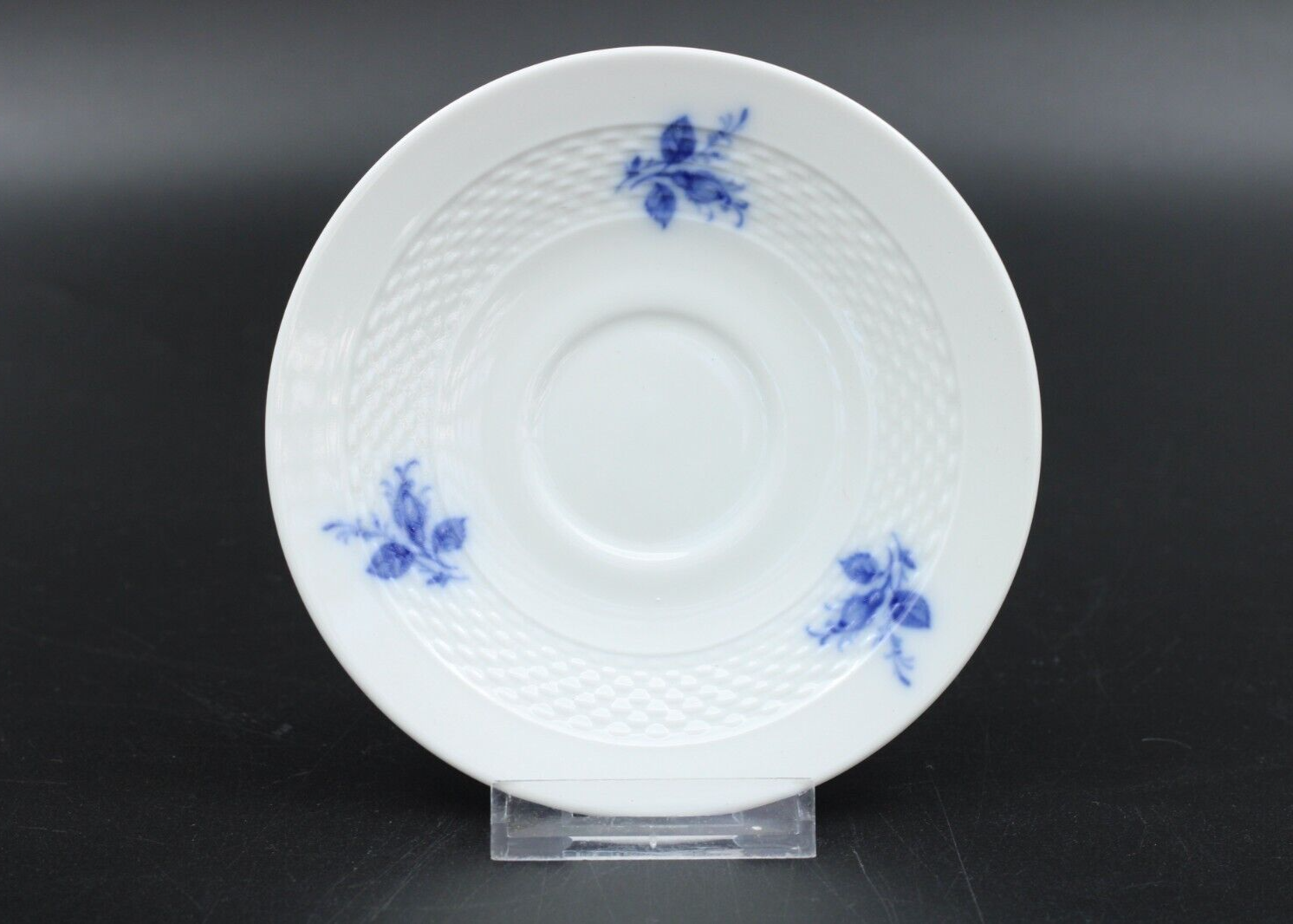 Hutschenreuther Tradition Blaue Blume Untertasse Unterteller Porzellan Ø 14,5