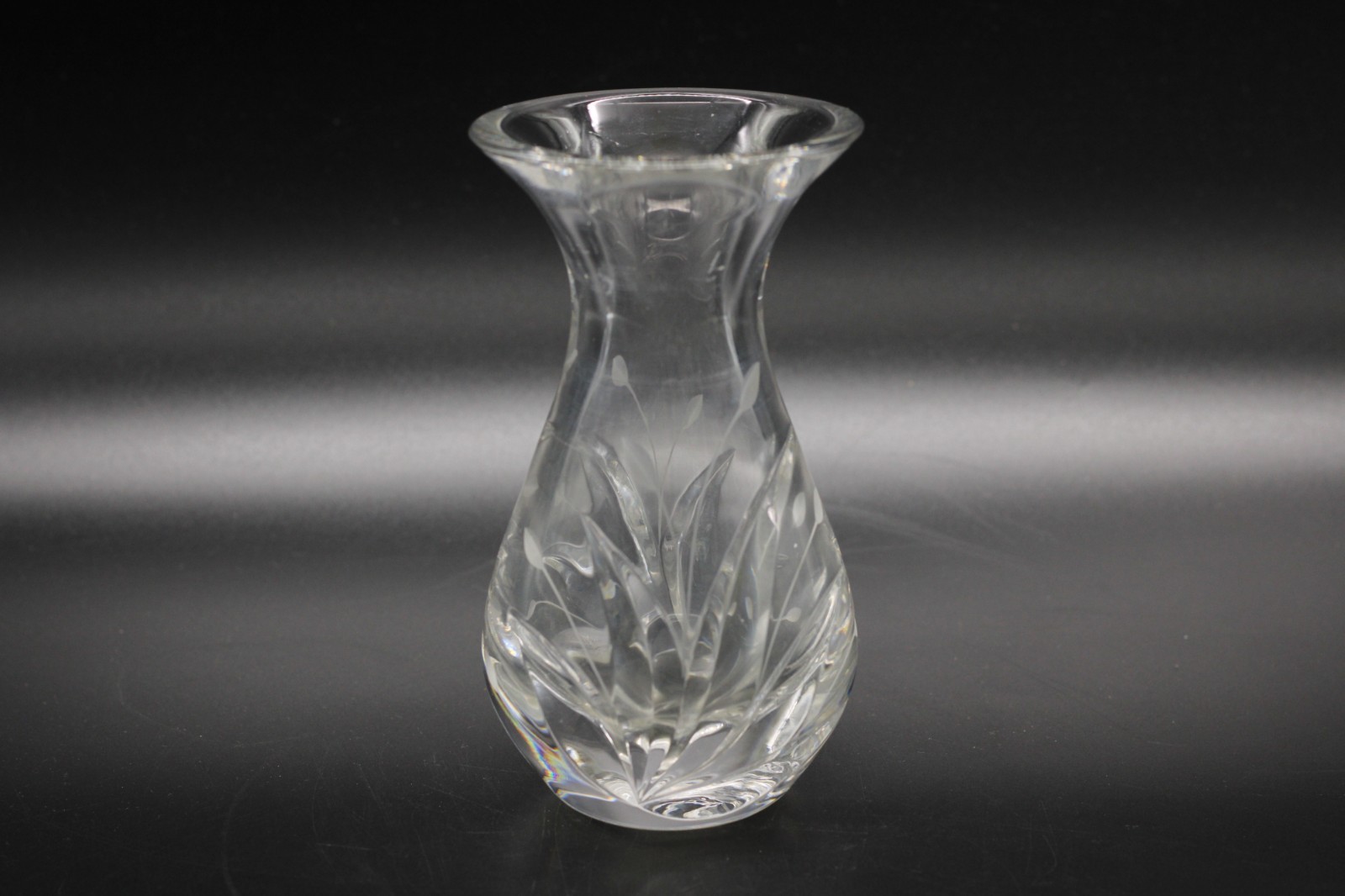 Nachtmann Fleurie Blumenvase Vase Bleikristall transparent H 16 cm