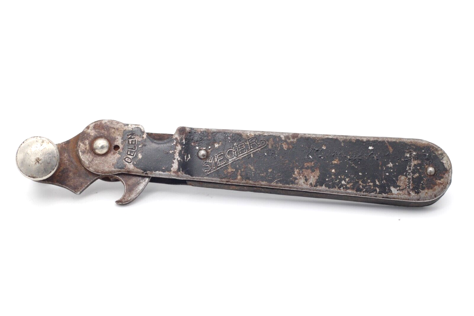 Original Sieger Büchsenöffner Dosenöffner Öffner Wehrmacht WK2 alt Vintage
