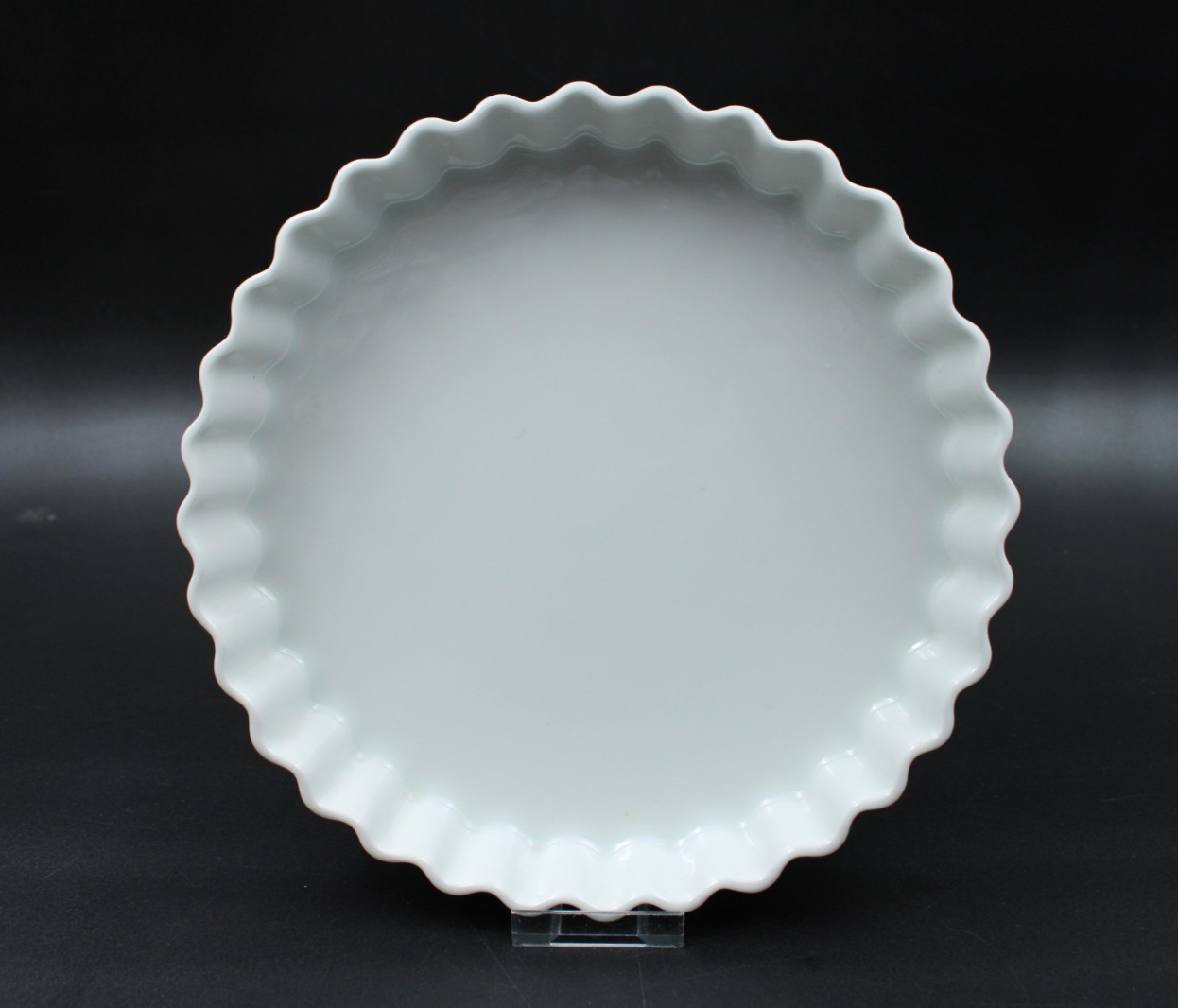 Pillivuyt France Auflaufform Backofenform Ceramica Kermaik Ofen Weiß Ø 26 cm